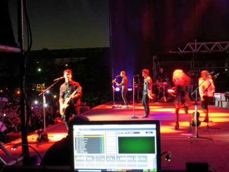 JB en vivo. Desde el escenario.